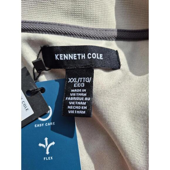 Kenneth COLE tan XXL Moisture Wicking Shirt Polo 2xl - Picture 3 of 4